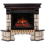 Электрокамин RealFlame Stone Coner 25/25,5 AO с очагом Sparta 25,5