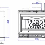 Каминная топка Invicta 800 VISION TOTALE TURBO