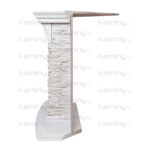 Электрокамин Athena Corner GR с очагом 3D Firestar 25,5