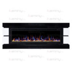 Электрокамин RealFlame Denver 60 BLM с очагом Saphir 60, звуковая имитация