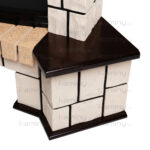Электрокамин RealFlame Stone Coner 25/25,5 AO с очагом Sparta 25,5