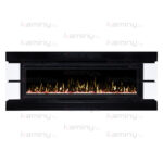 Электрокамин RealFlame Denver 60 BLM с очагом Saphir 60, звуковая имитация