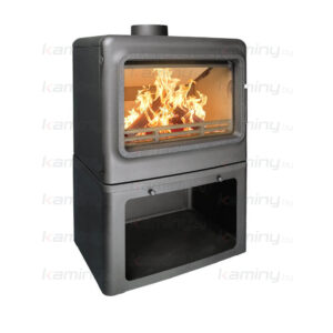 Печь камин FireBird Leopard 9 с дровником