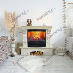 Электрокамин Rockland Lux 25/25,5 WT с очагом 3D Firestar 25,5