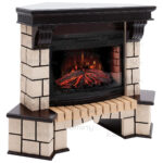 Электрокамин RealFlame Stone Coner 25/25,5 AO с очагом Firefield 25
